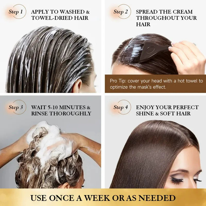 Simple Clean Hair Mask with Collagen & Argan Oil