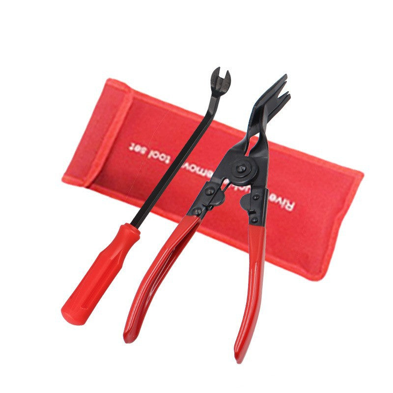 2Pcs Auto Clip Pliers Set and Fastener Remover