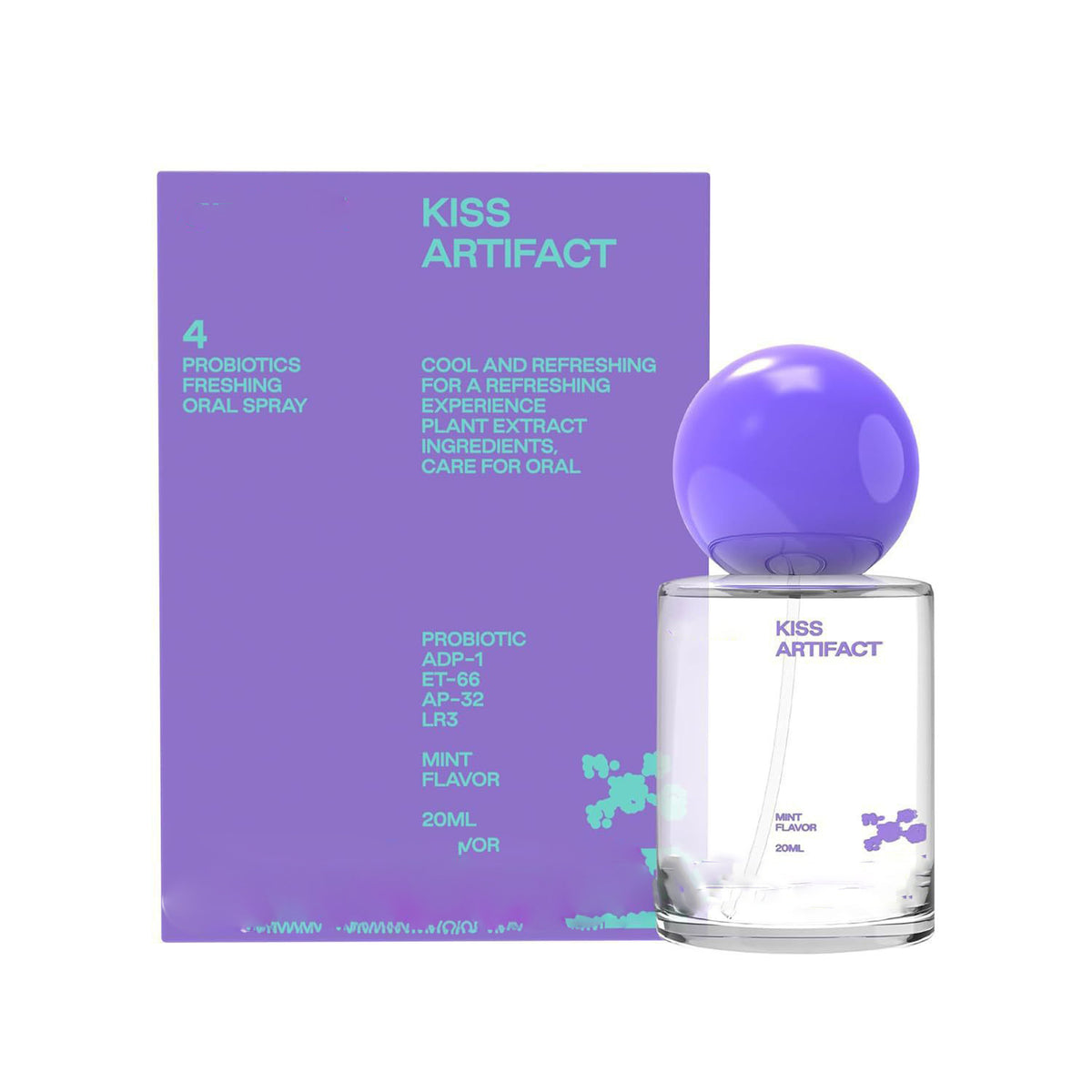 Probiotic Oral Spray for Long-Lasting Freshness, Alcohol-Free Travel-Sized Breath Spray