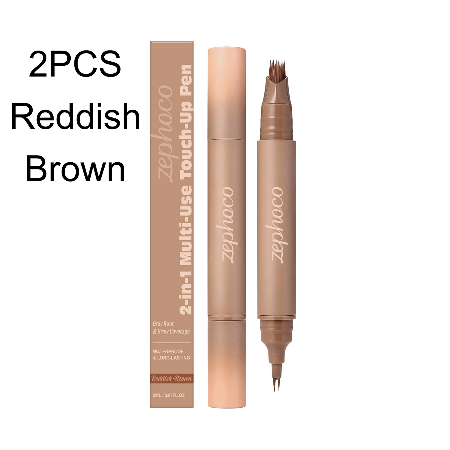 2PCS Double-sided hairline eyebrow pencil 2-in-1 series