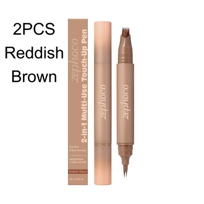 2PCS Double-sided hairline eyebrow pencil 2-in-1 series