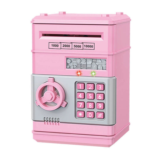 Refasy Piggy Bank Cash Coin Can ATM Bank Electronic Coin Money Bank