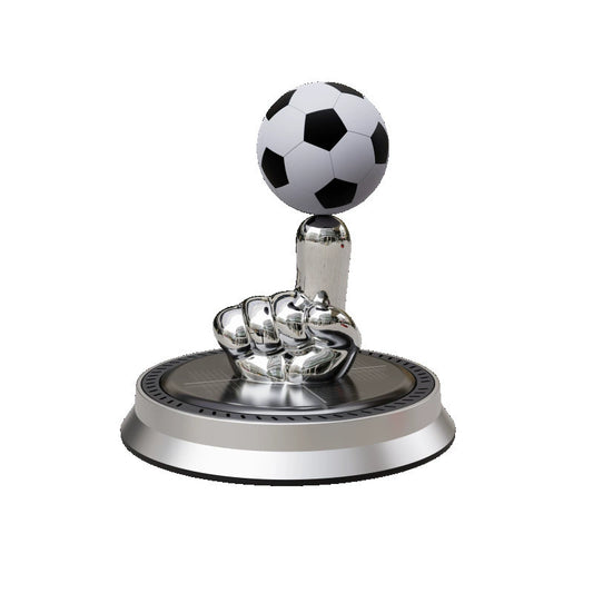 Solar Powered Rotating Soccer Ball Car Air Freshener - Aromatic Diffuser