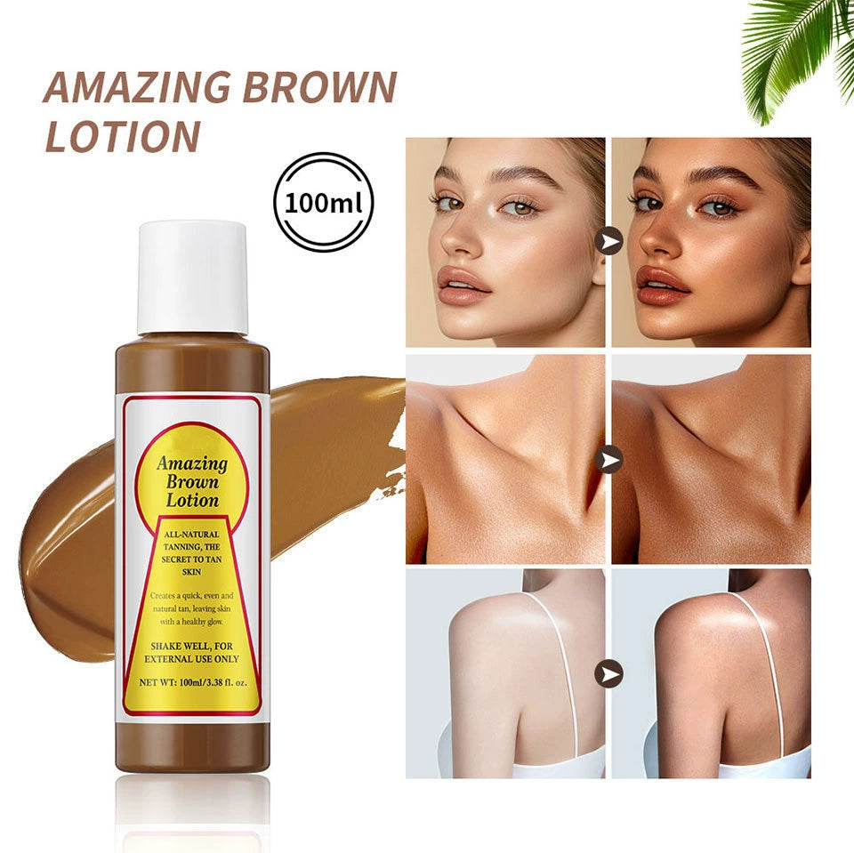 Beauty Cream, Self Tanner Lotion, Quick Tan Breakthrough Solution, Natural Deep, Suitable for All Skins
