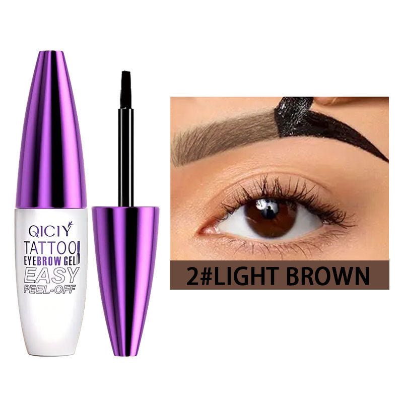 4 Pack Long-lasting Waterproof Peel off Tatoo Eyebrow Gel