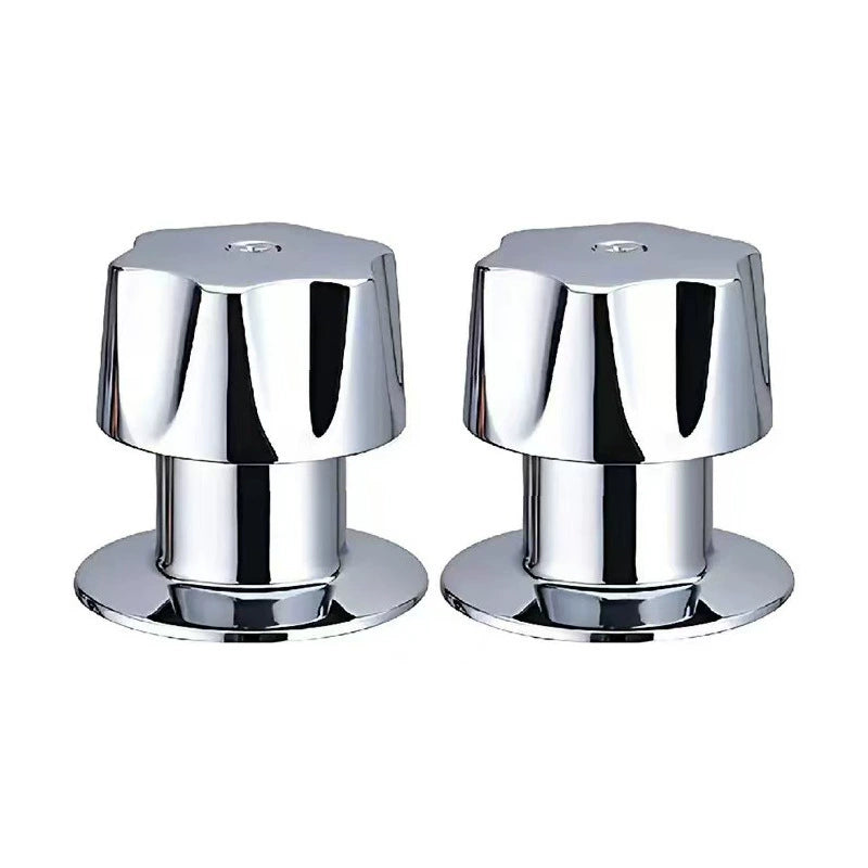 Zinc Alloy Hot and Cold Faucet Handle for Shower Valves and Washbasins