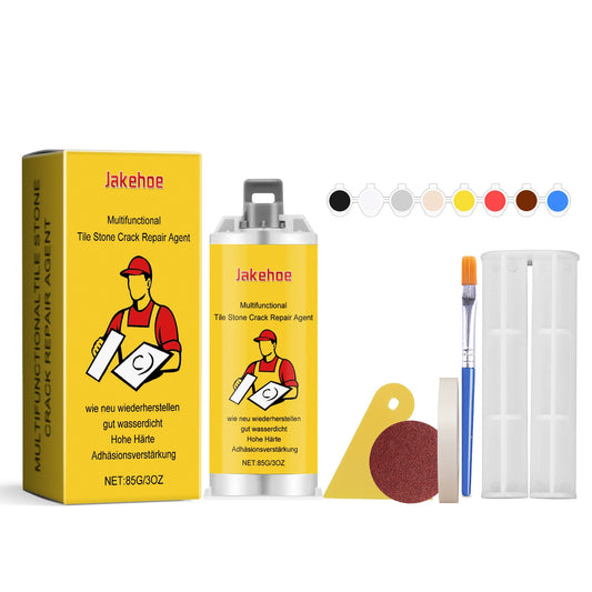 Quick-Drying Tile Repair Glue, Multifunctional Tile Stone Crack Repair Kit