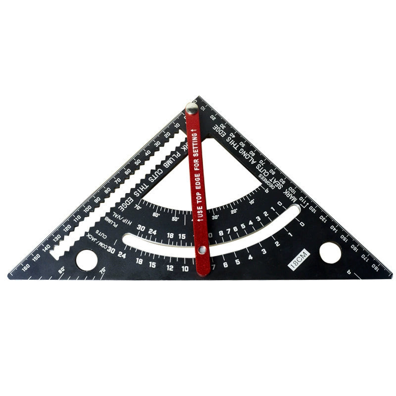 Aluminum Alloy Woodworking Tools Adjustable Rafter Square Carpenter Tools