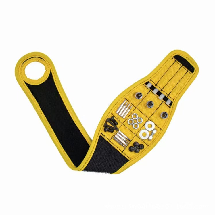 Magnetic Tool Wristband for Mechanics,Keep Screws, Nails, and Drill Bits within Easy Reach.