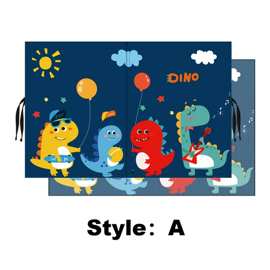 Universal Car Sun Shade Double-Layer Magnetic UV Protection Cute Cartoon Curtain