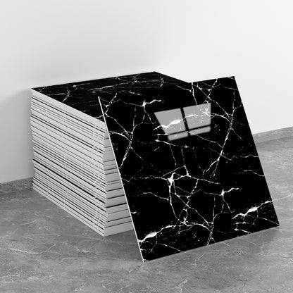 10 PCS Peel and Stick Backsplash Marble Look 12"X12" Self Adhesive Wall Tile