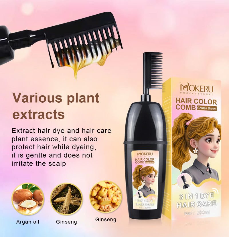 3 in 1 Dye Hair Care Hair Color Comb - 200ml / 6.8 fl oz