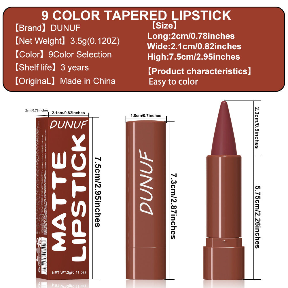 9 Pcs Matte Long-Lasting Waterproof Lip Liner & Lipstick Set