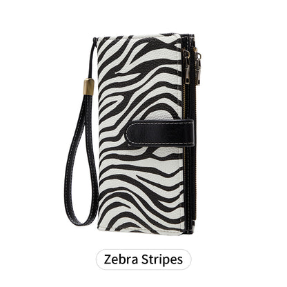 Leather Wallets for Women with RFID Blocking Credit Card Holder Large Capacity