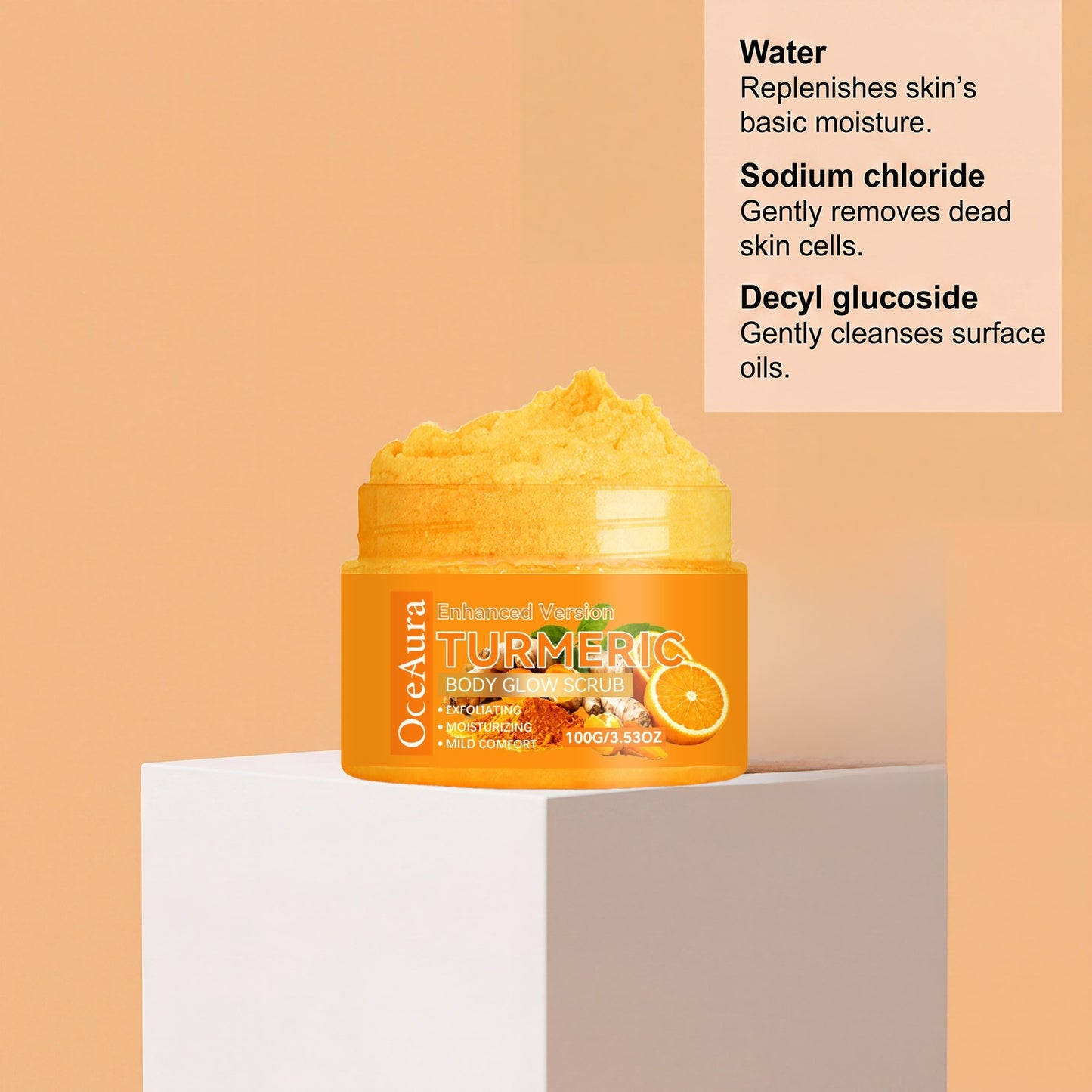 Turmeric Exfoliating Body Scrub with Vitamin C