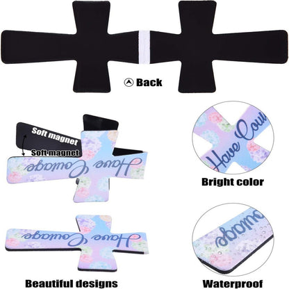 32 Pieces Magnetic Christian Religious Cross Bookmark