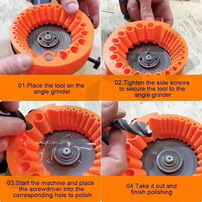 Drill Bit Sharpener,Giant Blade Angle Grinder for Grinding Bits