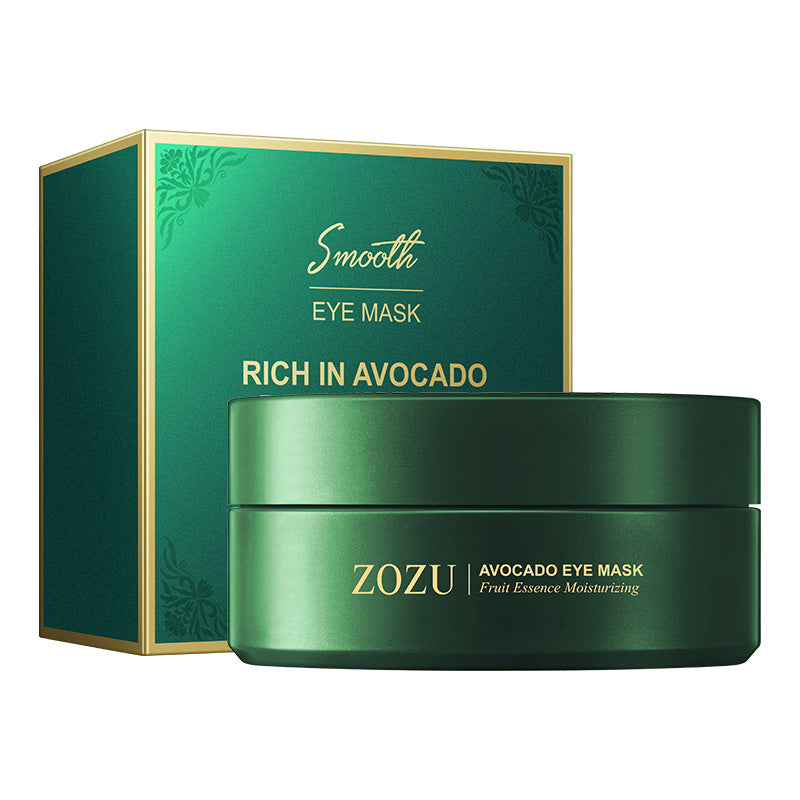 30 Pairs Hydrating Gel Soothing Under Eye Masks for Cooling Moisture Avocado