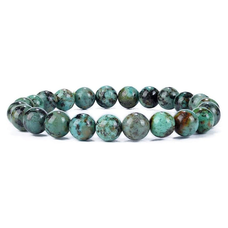 African Turquoise Beaded Yoga Chakra Bracelets