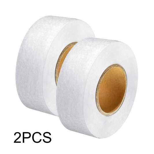 Fabric Tape 2 Rolls Hemming Adhesive Hem Iron on No-Sew Hemming Tape