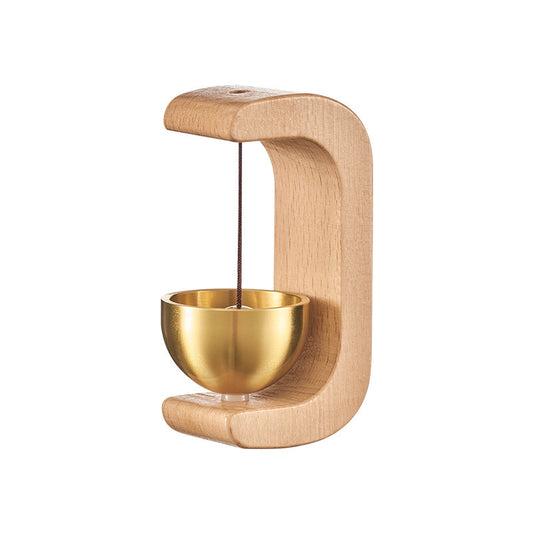 Wooden Doorbell Wind Chime Magnetic Shopkeepers Bell