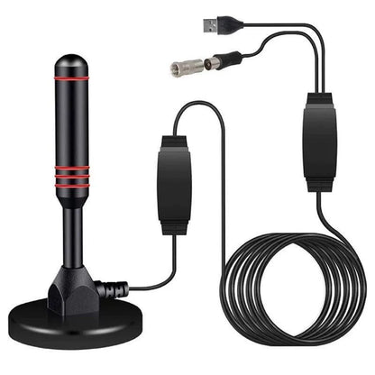 Indoor TV Antenna with 2 Signal Boosters & 32FT Cable