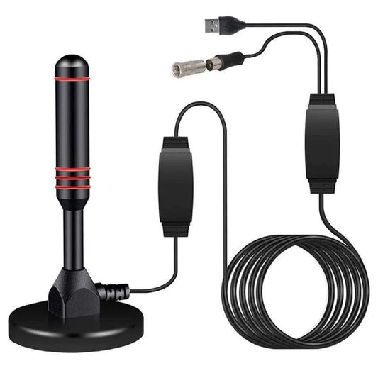 Indoor TV Antenna with 2 Signal Boosters & 32FT Cable