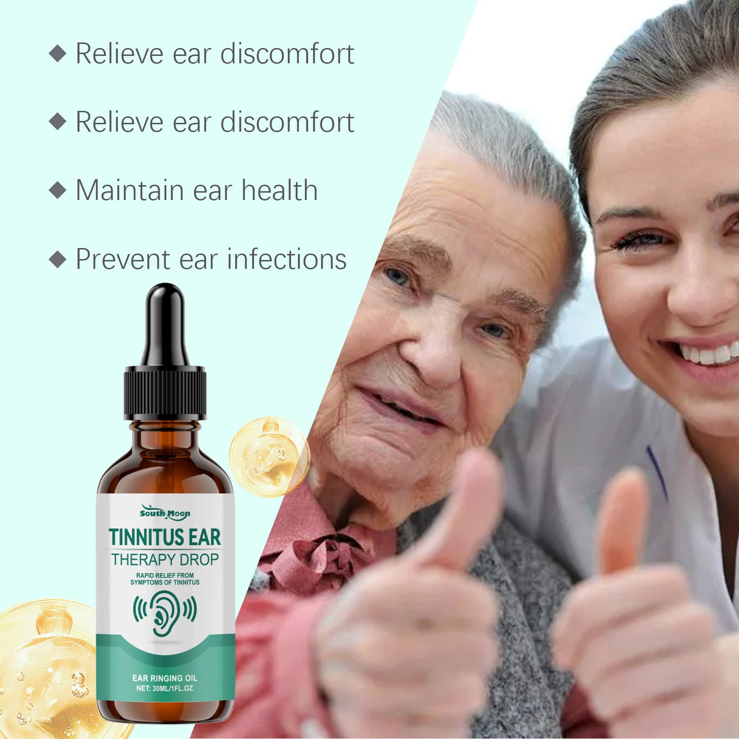 30ml Acetic Acid Dry Ear Drops for Adults