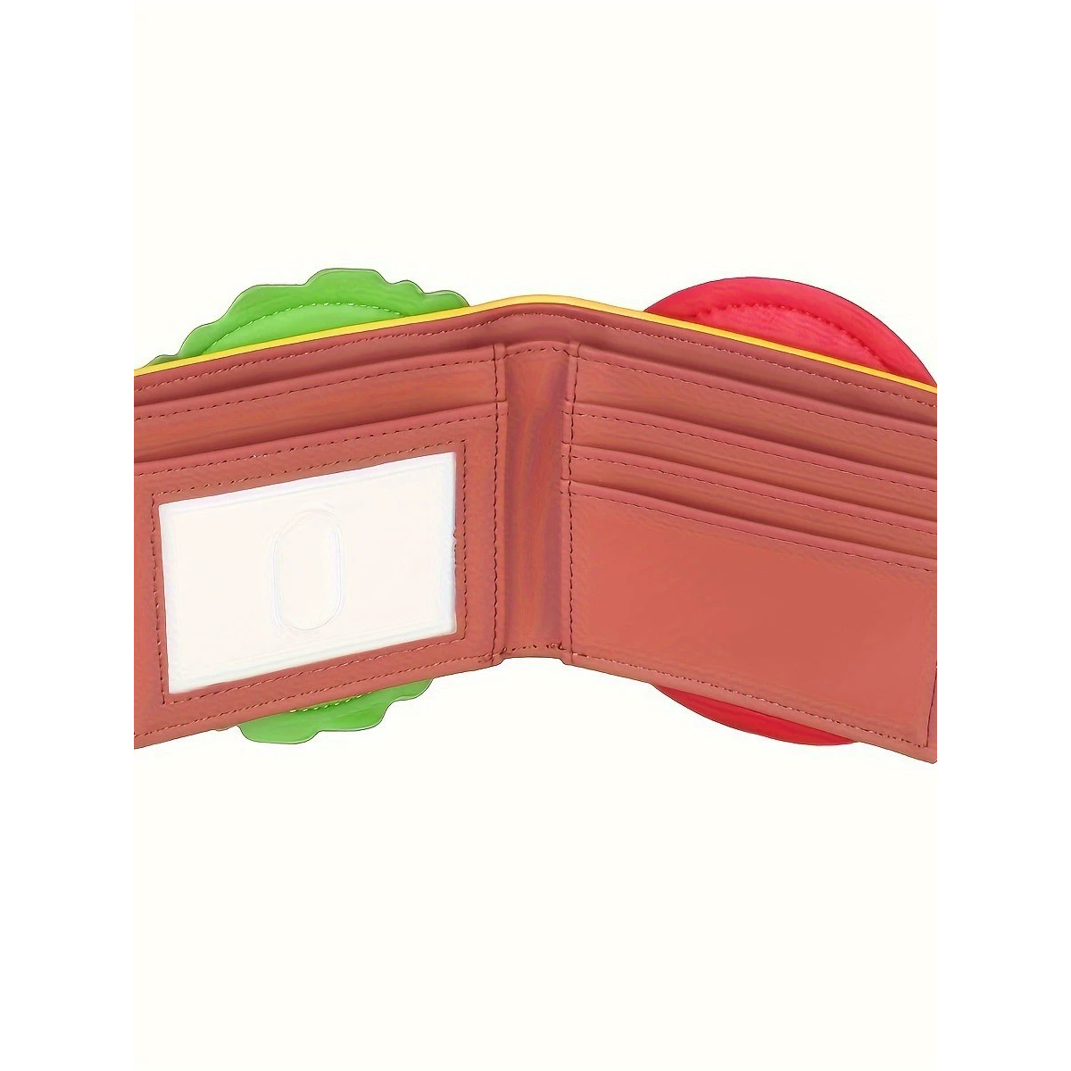Burger Shaped Wallet with Card Holder PU Leather Change Purse Lovely Coin Purse