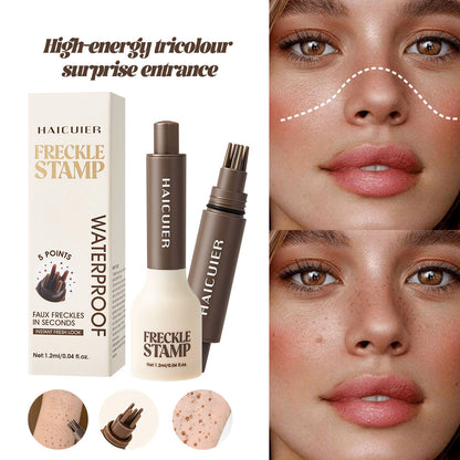 Freckle Stamp – Natural-Looking, Waterproof, Quick-Drying, Smudge-Resistant Faux Freckle Pen