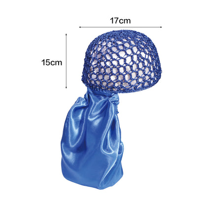 2-in-1 Wrap Cap Bonnet for Silk Press for Women