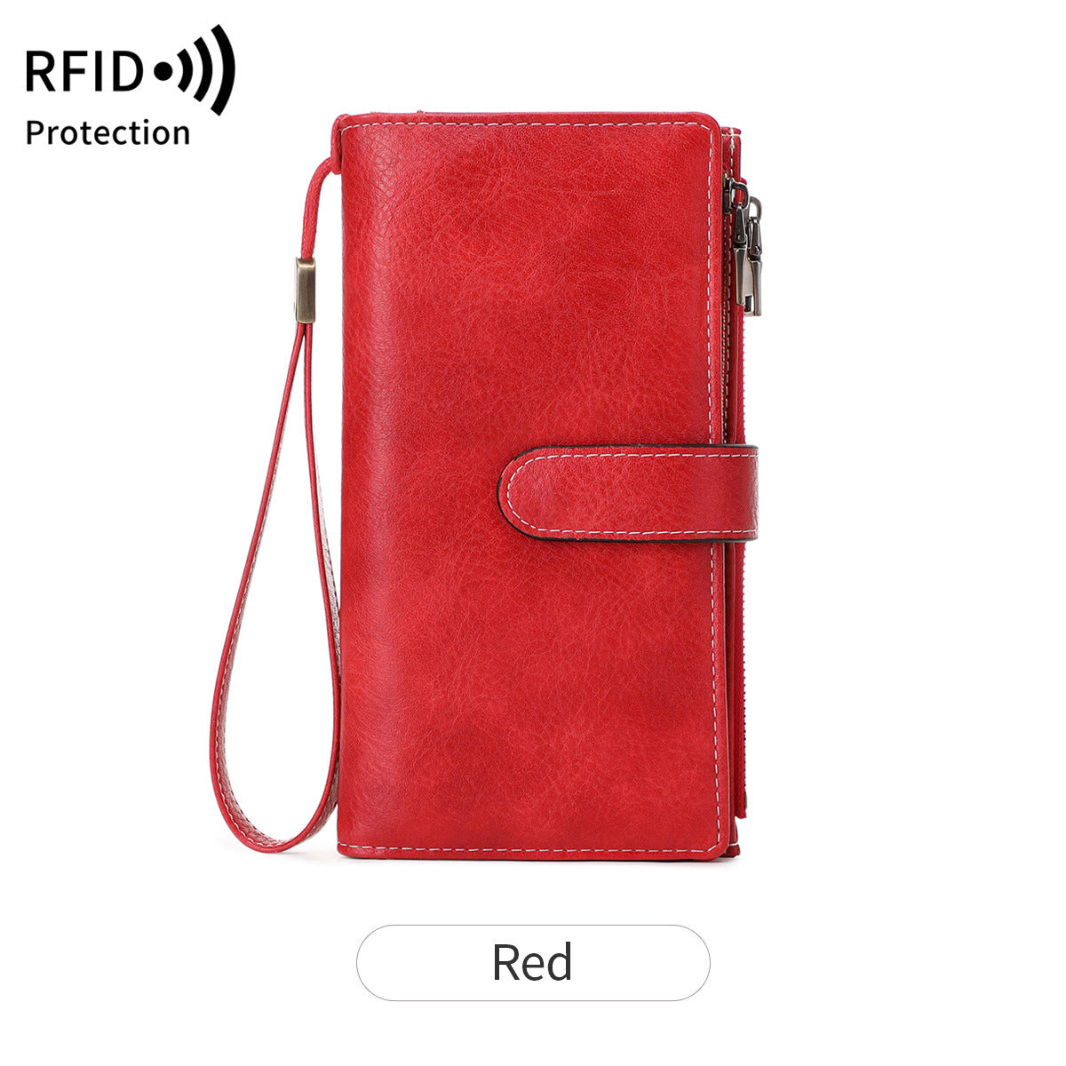 Leather Wallets for Women with RFID Blocking Credit Card Holder Large Capacity