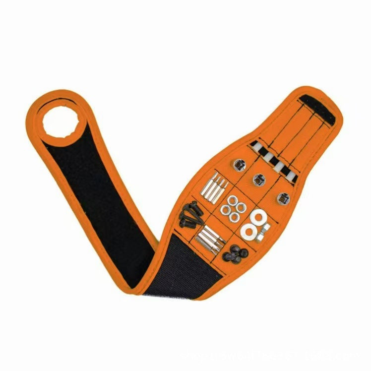 Magnetic Tool Wristband for Mechanics,Keep Screws, Nails, and Drill Bits within Easy Reach.