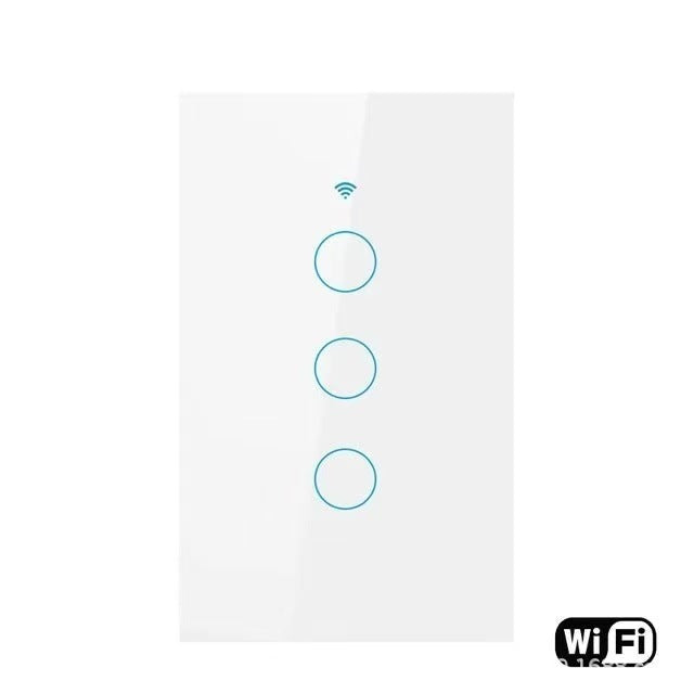 Three-button Smart Remote Control Switch, Compatible with Alexa and Google Assistant