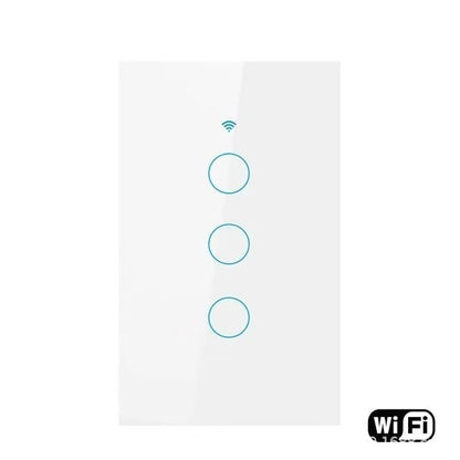 Three-button Smart Remote Control Switch, Compatible with Alexa and Google Assistant