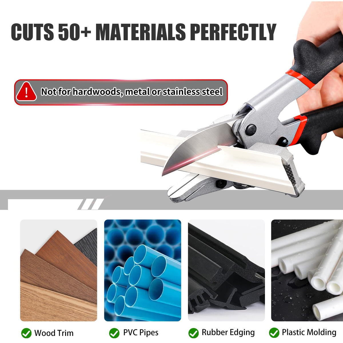 Multi Angle Miter Shear Cutter Hand Tools,45-135 Degree Adjustable Angle Scissors