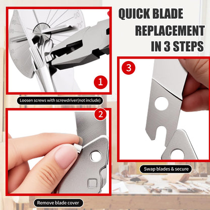 Multi Angle Miter Shear Cutter Hand Tools,45-135 Degree Adjustable Angle Scissors