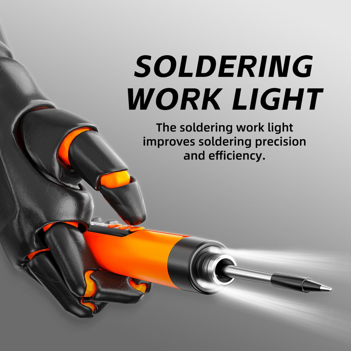 Cordless USB Rechargeable Portable Soldering Iron, 3-speed Temperature Adjustable