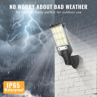 Waterproof LED Motion Sensor Lights Solar Powered