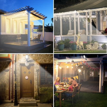 Waterproof LED Motion Sensor Lights Solar Powered