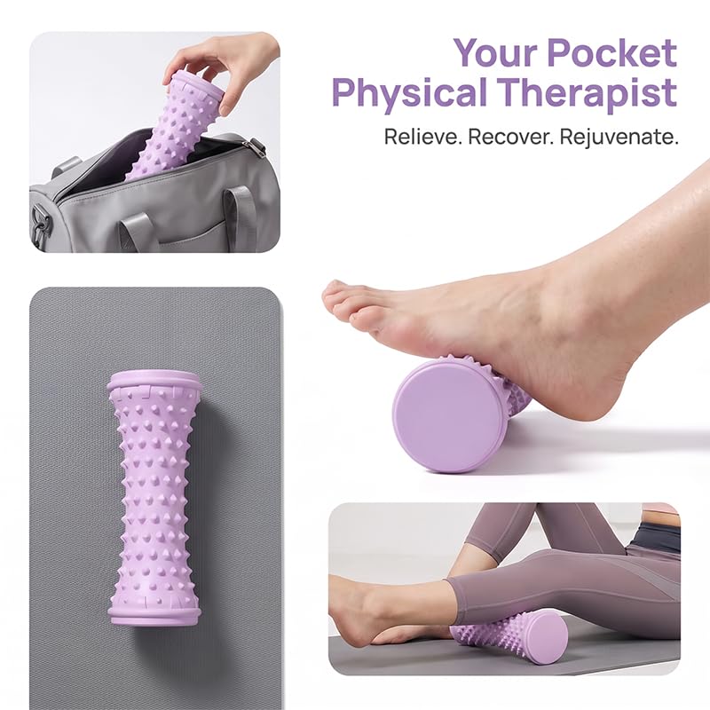 Plantar Fascia Relief Foot Massage Roller - Silicone Muscle Relaxation Massager Wheel