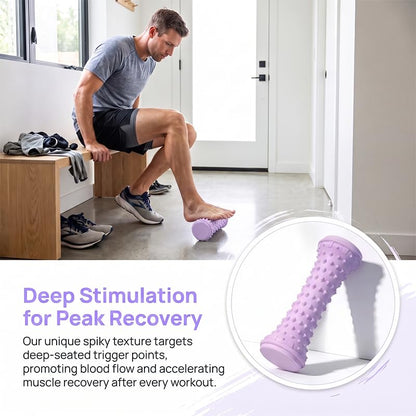Plantar Fascia Relief Foot Massage Roller - Silicone Muscle Relaxation Massager Wheel