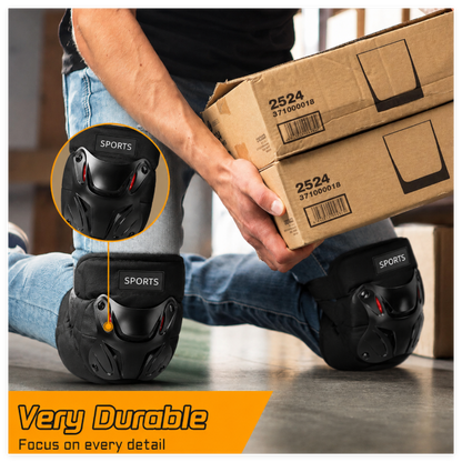 1 Pair Sports Knee Pads - Duty Protective Gear for Cycling, Skateboarding & Outdoor Activities