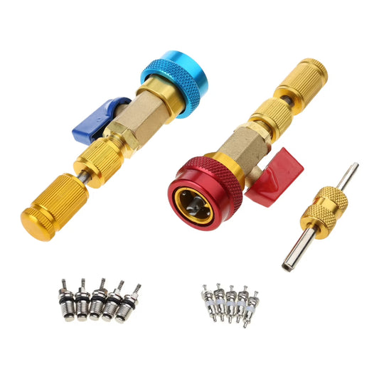 R134A Valves Core Remover Installer Tool Set Air Conditioning Valves Core Installation Tool