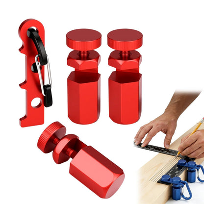 2Pcs Tall Stair Gauges Set for Framing Square with Holder, Stable Lock and Hook for Carpentry Circular Saw Guide