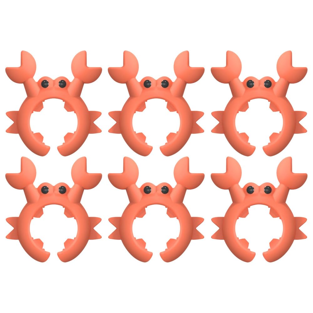 Creative Crab Shaped Spatula Rack, Silicone Anti Scalding Cooking Pot Clip
