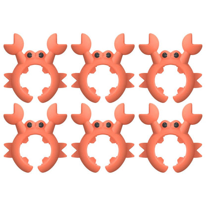 Creative Crab Shaped Spatula Rack, Silicone Anti Scalding Cooking Pot Clip