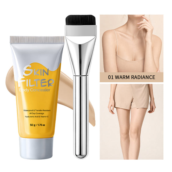 Isolation Cream Primer Moisturising Brightening Makeup Base with Brush