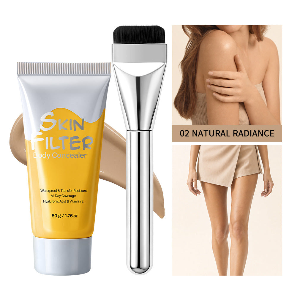 Isolation Cream Primer Moisturising Brightening Makeup Base with Brush