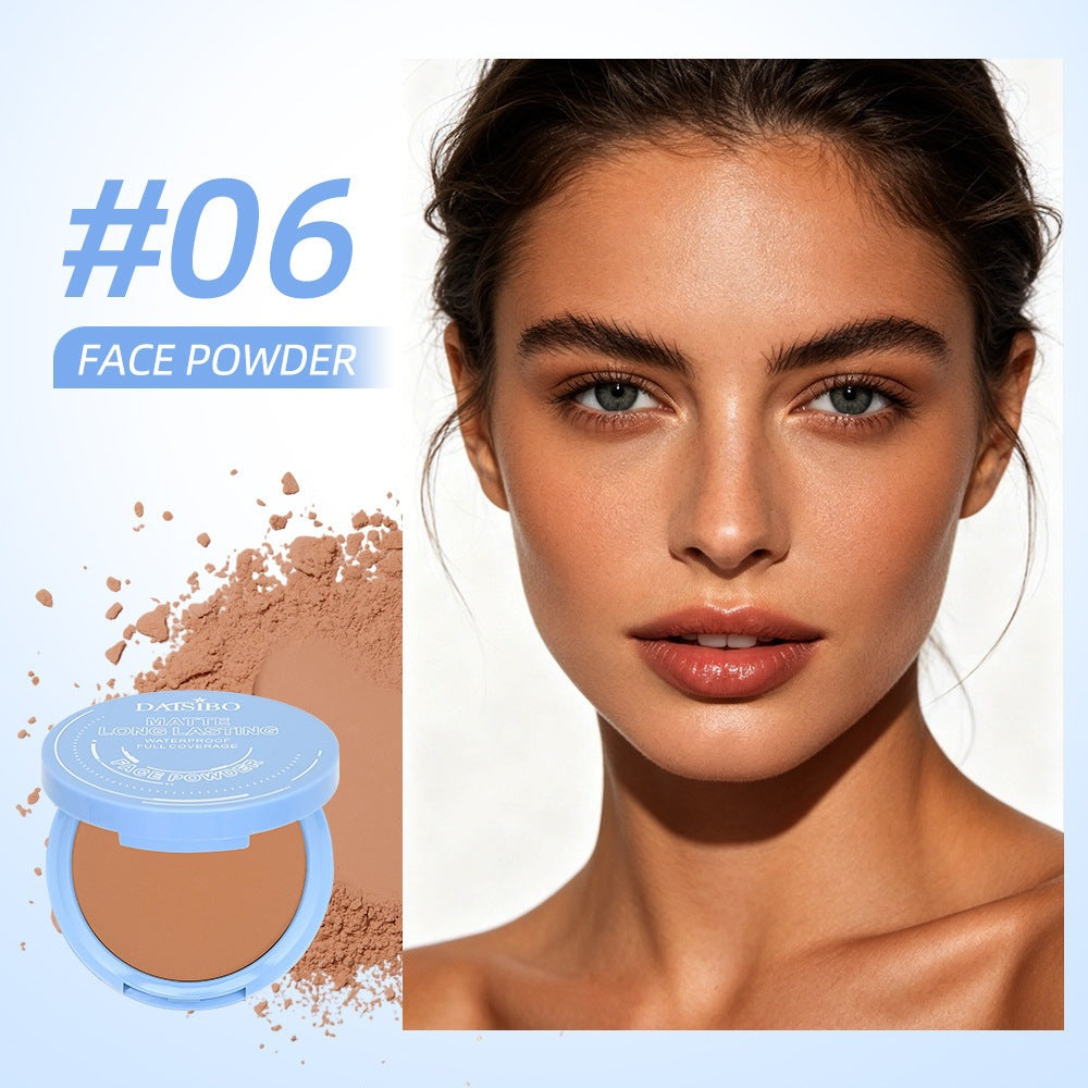 Oil Control Face Pressed Powder,Matte Smooth Flawless Setting Powder Makeup